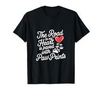 The Road To My Heart Is Paved With Paw Prints ------- Maglietta