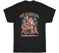 The Rock Dwayne Johnson Rare Vintage VTG 1999 Funny Vintage Gift Unisex 100% Cotton Short-Sleeve T-Shirts Black L