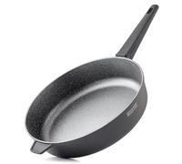 THE ROCK SOHO - Padella antiaderente da 31 cm, compatta per cucine urbane, non si attacca nulla, non si deforma, dura più a lungo, adatta al forno e alla lavastoviglie, colore: nero