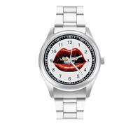 The Rocky Horror Picture Show Fashion Orologio da polso al quarzo in acciaio inossidabile con numeri arabi per uomo donna, Stile:, regular, MHXYZHW