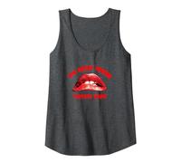 The Rocky Horror Picture Show Lips Canotta, Donna, Grigio Scuro, M