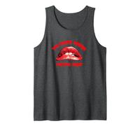 The Rocky Horror Picture Show Lips Canotta, Uomo, Grigio Scuro, M