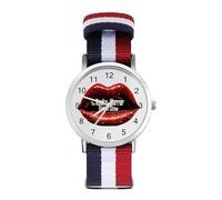 The Rocky Horror Picture Show Orologio al quarzo personalizzato con numeri arabi orologio da polso con cinturino regolabile per uomo donna