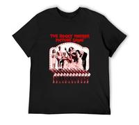 The Rocky Horror Picture Show Poste Cult 70S Comedy Film W340 Time Warp Unisex 100% Cotton Short-Sleeve T-Shirts Black XXXL