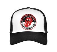 The Rolling Stones Berretto da Baseball EST 1962 Nuovo Ufficiale Nero Trucker Size One Size