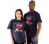 The Rolling Stones British Flag Tongue autorizzato Uomo maglietta