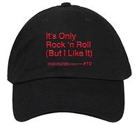 The Rolling Stones Cappellino da Baseball Iornr Band Logo Nuovo Ufficiale Nero Size One Size