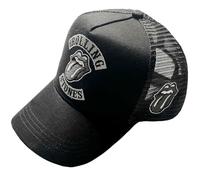The Rolling Stones Cappellino da Baseball Tour '78 Nuovo Ufficiale Nero Trucker Size One Size