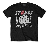 The Rolling Stones Dice Tour '72 ufficiale Uomo maglietta unisex