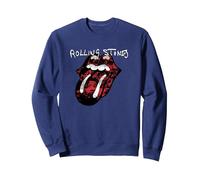 The Rolling Stones Exile Collage Lingua Felpa, Unisex per Adulti, Navy, S