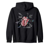 The Rolling Stones Explosion Music Rock Band Felpa con Cappuccio