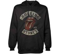 ROCKOFF The Rolling Stones Pullover Hoodie: 1978 Tour Felpa con, Black, S Uomo