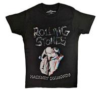 The Rolling Stones Hackney Diamonds Faded Logo autorizzato Uomo maglietta