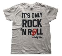 The Rolling Stones T Shirt It's Only Rock N Roll Nuovo Ufficiale Uomo Grigio Size L