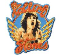 The Rolling Stones Mick And Arancia Band Logo Standard Patch Size Accessory Size