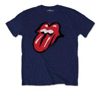 The Rolling Stones No Filter Tongue Blue ufficiale Uomo maglietta unisex