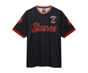 The Rolling Stones Paint It Nero Rock FC Football Shirt Size XXL