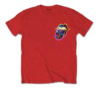 The Rolling Stones Sixty Gradient Text Red ufficiale Uomo maglietta unisex