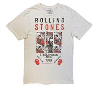 The Rolling Stones Steel Wheels Tour 1989 Ufficiale Uomo Maglietta Unisex
