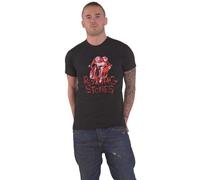 The Rolling Stones T Shirt Hackney Diamonds Cracked Glass Tongue Ufficiale Size L