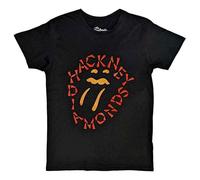 The Rolling Stones T Shirt Hackney Diamonds Negative Tongue Ufficiale Nero Size S