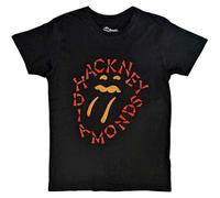 The Rolling Stones T Shirt Hackney Diamonds Negative Tongue Ufficiale Nero Size S