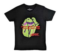 The Rolling Stones T Shirt Hackney Diamonds Neon Tongue Nuovo Ufficiale Nero Size XXL