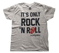 The Rolling Stones T Shirt It's Only Rock N Roll Nuovo Ufficiale Uomo Grigio Size L