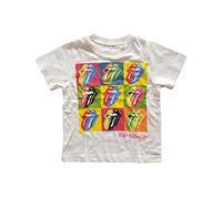 The Rolling Stones T Shirt Toddler Two Tone Tongues Ufficiale 12 Months To 5 Yrs Size 18 Months
