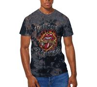 The Rolling Stones Tattoo Flames ufficiale Uomo maglietta unisex