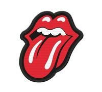 The Rolling Stones - Toppa termoadesiva, rosso/nero, taglia unica
