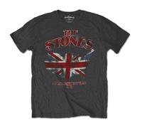 The Rolling Stones Union Jack Us Map ufficiale Uomo maglietta unisex