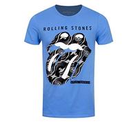 The Rolling Stones Steel Wheels T-Shirt, Nero (Black Black), X-Large Uomo
