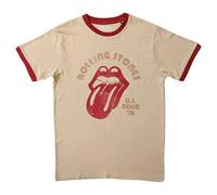 The Rolling Stones Us Tour 78 Ringer T Shirt Size L
