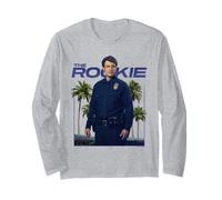 The Rookie John Nolan Cop Pose with Palm Trees TV Show Maglia a Manica