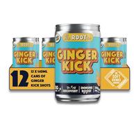 The Root Co - Zenzero Kick - 12 x 140ml piccante Bevanda Salute radice di zenzero dell'Africa orientale - Naturale, pressato a freddo e nuvoloso