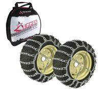 The ROP Shop Coppia di 2 catene e tenditori per pneumatici, 18 x 8,5 x 10 per spazzaneve, trattori da giardino e tosaerba, UTV, ATV, 4 ruote, veicoli utilitari