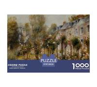 The Rose Garden At Wargemont Puzzle in Legno Impermeabile DIY Puzzles Da 1000 Pezzi Per Adulti Impossibili Per Decorazioni Domestiche