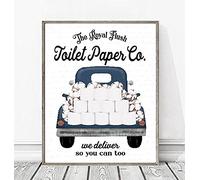 The Royal Flush Toilet Navy Truck Funny Cheeky Metal Tin Sign Retro Vintage Farmyard Bagno Bar Decorazione da Parete Targa 20x30 cm