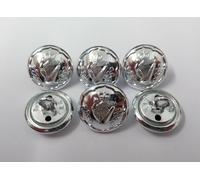 The Royal Irish Rangers Stile Rir Abito Bottoni Color Argento Misura 30L - Nuovo