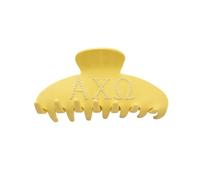 The RPZL - Accessorio per capelli grandi in acetato di alta qualità, clip oversize per capelli spessi e sottili, elegante clip per capelli per donne e ragazze (Sorority Alpha Chi Omega, giallo burro)