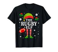 The Rugby Elf Matching American Football Christmas Maglietta