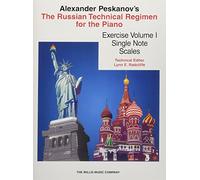 The Russian Technical Regimen for the Piano: Scales in Single Notes