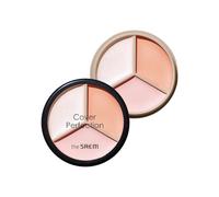 The Saem - Cover Perfection Triple Pot Concealer - 4.5g*3 - 05 Dark Up Beige