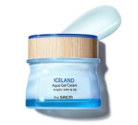 THE SAEM Crema facial de gel humectante con agua mineral de Islandia para pieles grasas y mixtas. Iceland Aqua Gel Cream 60ml. Fórmula hipoalergénica segura.