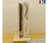 THE SAEM Eco Soul Pencil & Powder Dual Brow 0,3 g + 0,5 g #02 marrone scuro K...