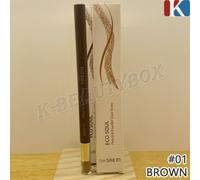 THE SAEM Eco Soul Pencil & Powder Dual Brow 0,3g + 0,5g #01 Brown + OMAGGIO