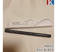 THE SAEM Eco Soul Powerproof Eyeliner Super Slim 0,1 g #BK02 Ash Black K-Beauty