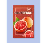 The Saem Maschera viso in tessuto Natural Grapefruit Mask Sheet - 21 ml / 1 pz