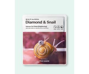 The Saem Maschera viso intensiva con diamanti e bava di lumaca Beaute De Royal Diamond & Snail Intense Gel Mask - 35 g / 1 pz